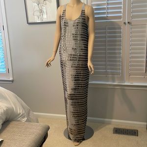 NWT Y2K BCBG MaxAzria sequin maxi dress w/POCKETS!